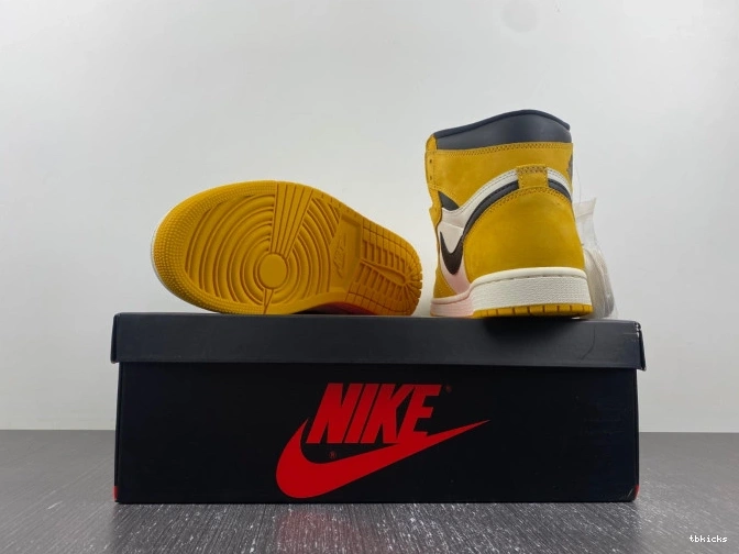 Rep TBK Yellow Air Ochre 1 High DZ5485-701 OG Jordan 0702